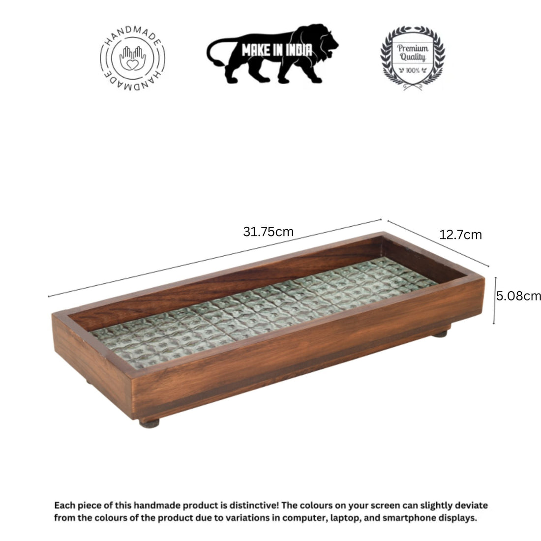 Jade Mosaic Handcrafted Tray