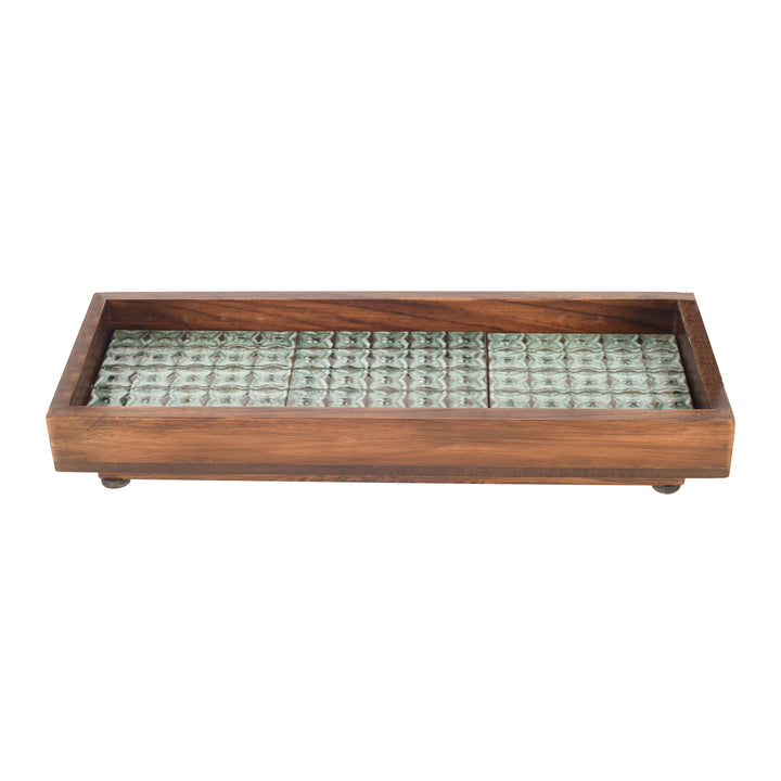 Jade Mosaic Handcrafted Tray