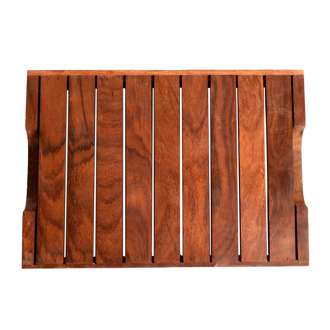 Trays with Flower Patterns Handcrafted in RoseWood (set of 2) (14x10/12x8.5")