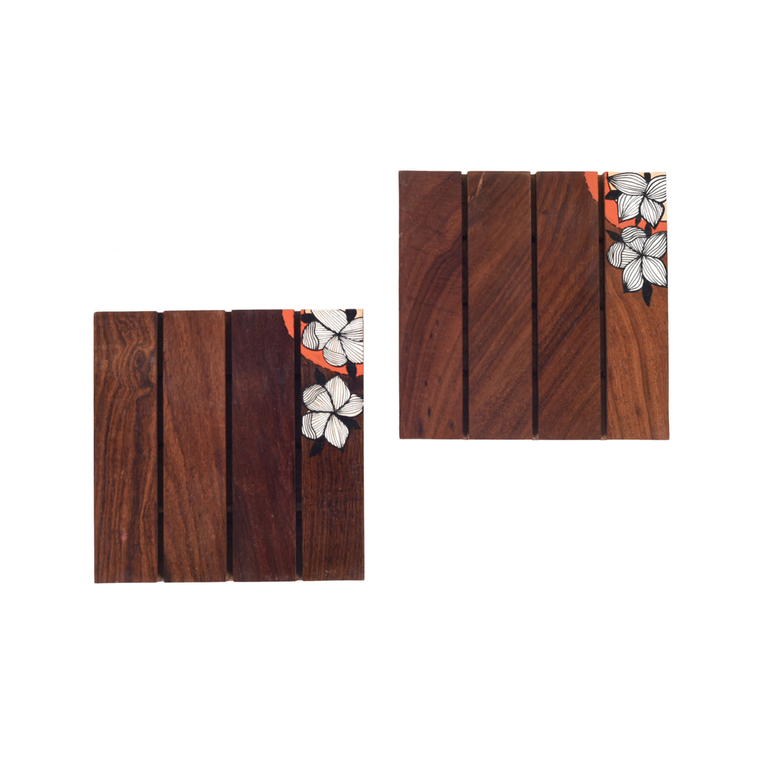 Rustic Rosewood Serving Tray