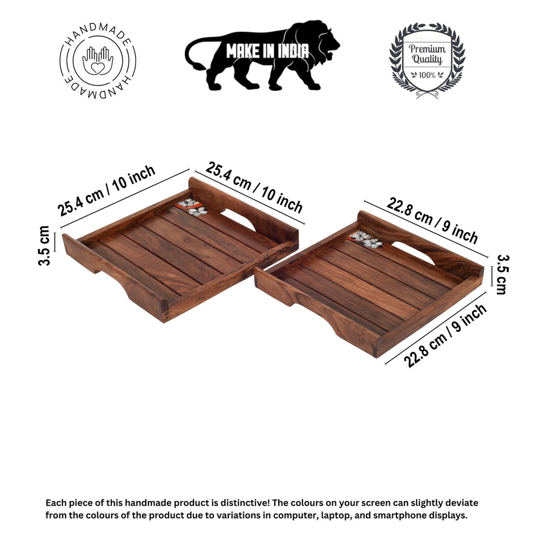 Classic Rosewood Serving Tray