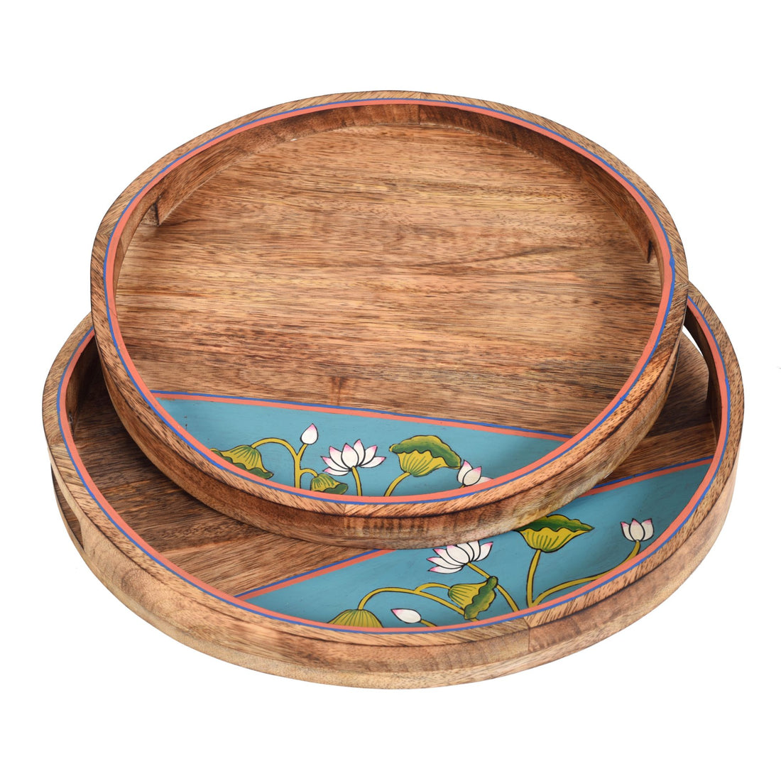 Pichhwai Leela Round Serving Tray S02