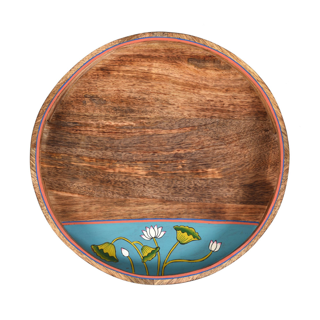 Pichhwai Leela Round Serving Tray S02