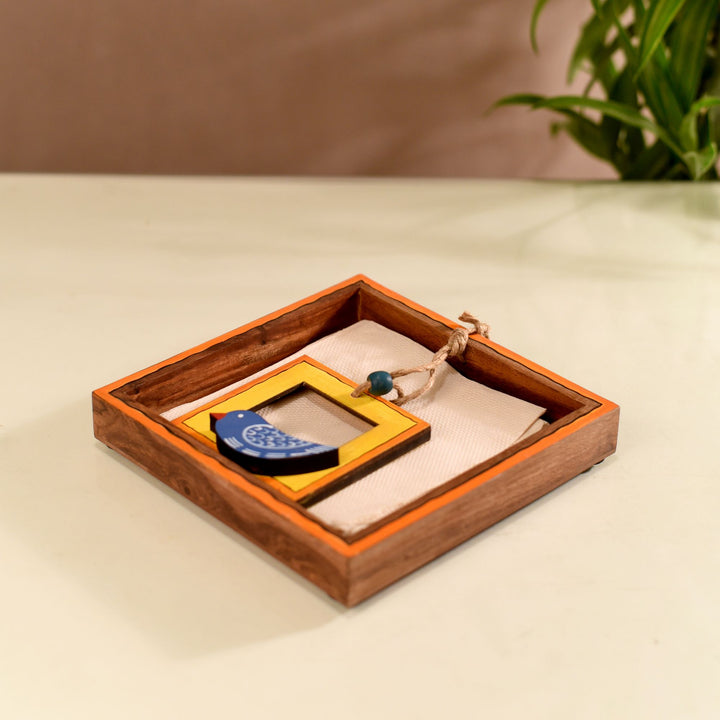 Neelam Blue Bird Napkin Holder