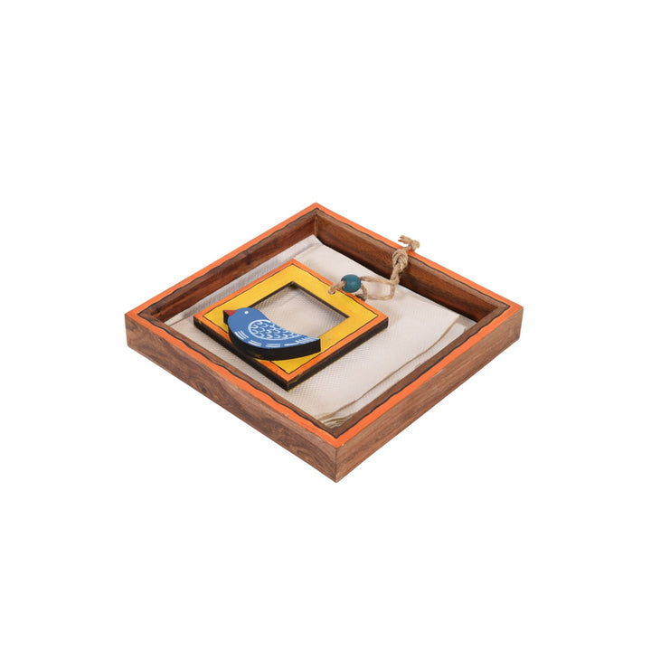Neelam Blue Bird Napkin Holder