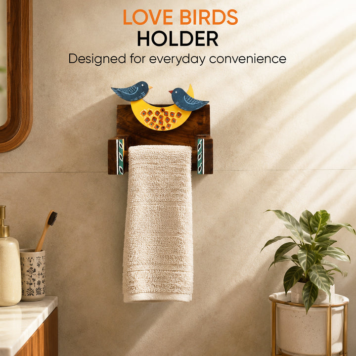 Love Birds Toilet Roll Holder (6x4x6)