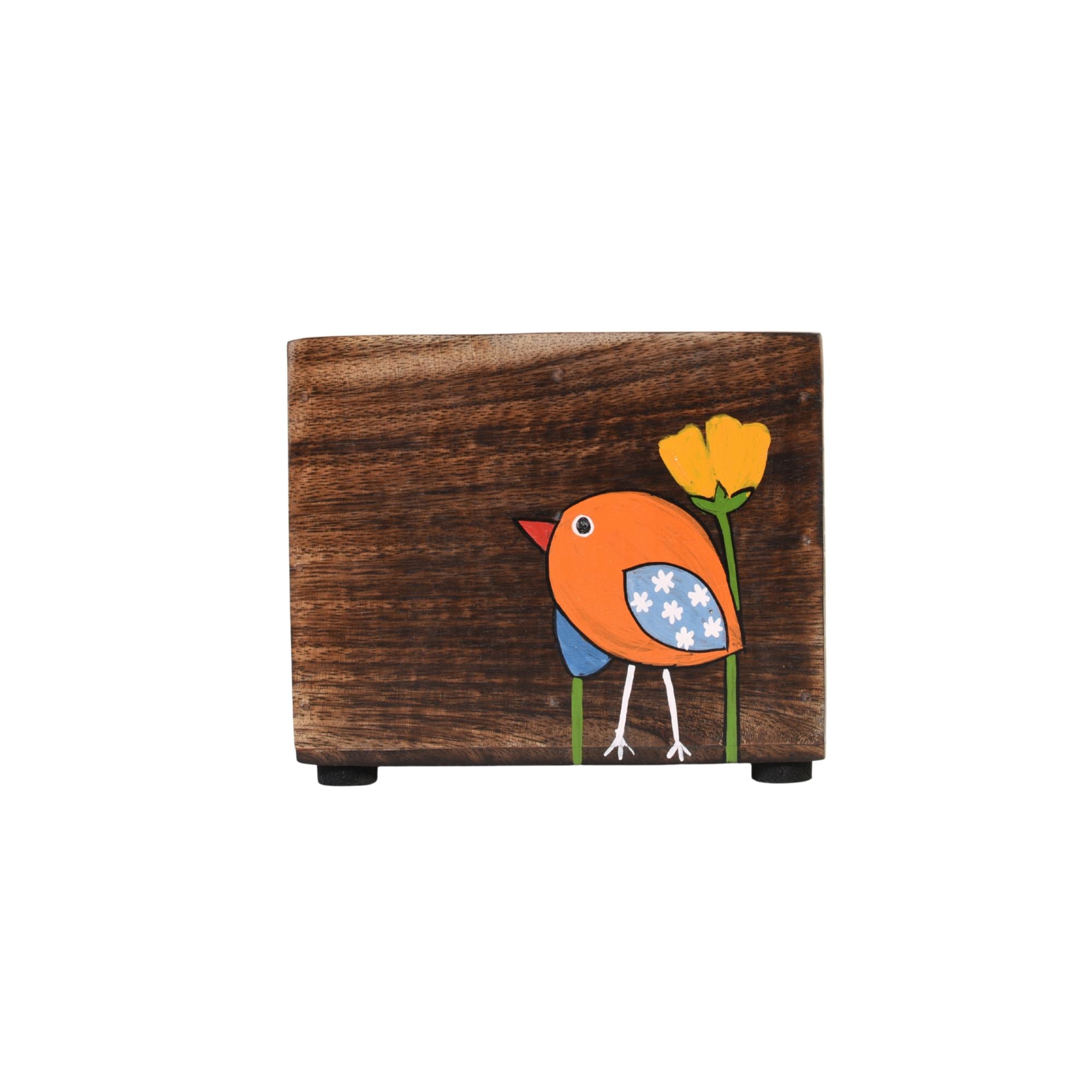 Gauraiya Bird & Bloom Cutlery Caddy