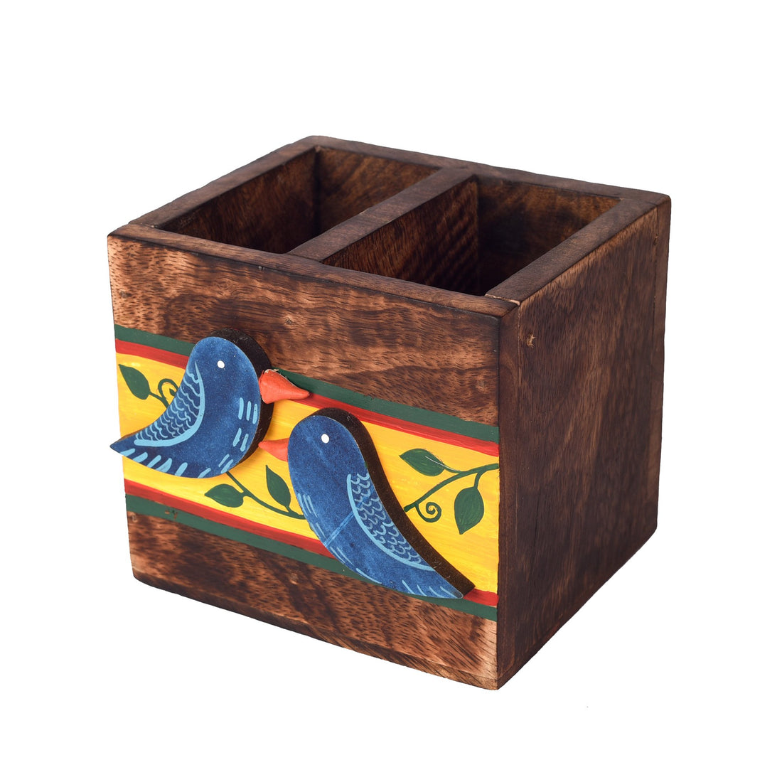 Love Birds Cutlery Holder Small (4.5x4x4)