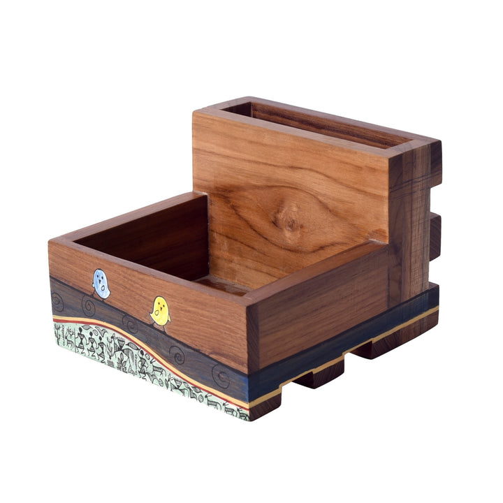 Warli Lifestyle Condiments Holder Box (6x6.5x4.5)