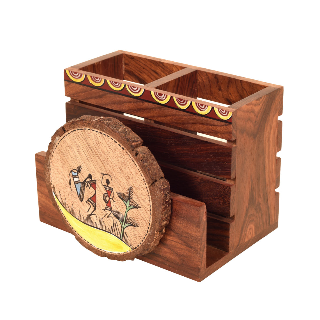 Warli Fusion Cutlery Holder