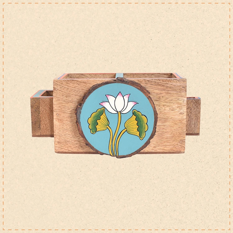 Pichhwai Iteeha Cutlery Holder Box