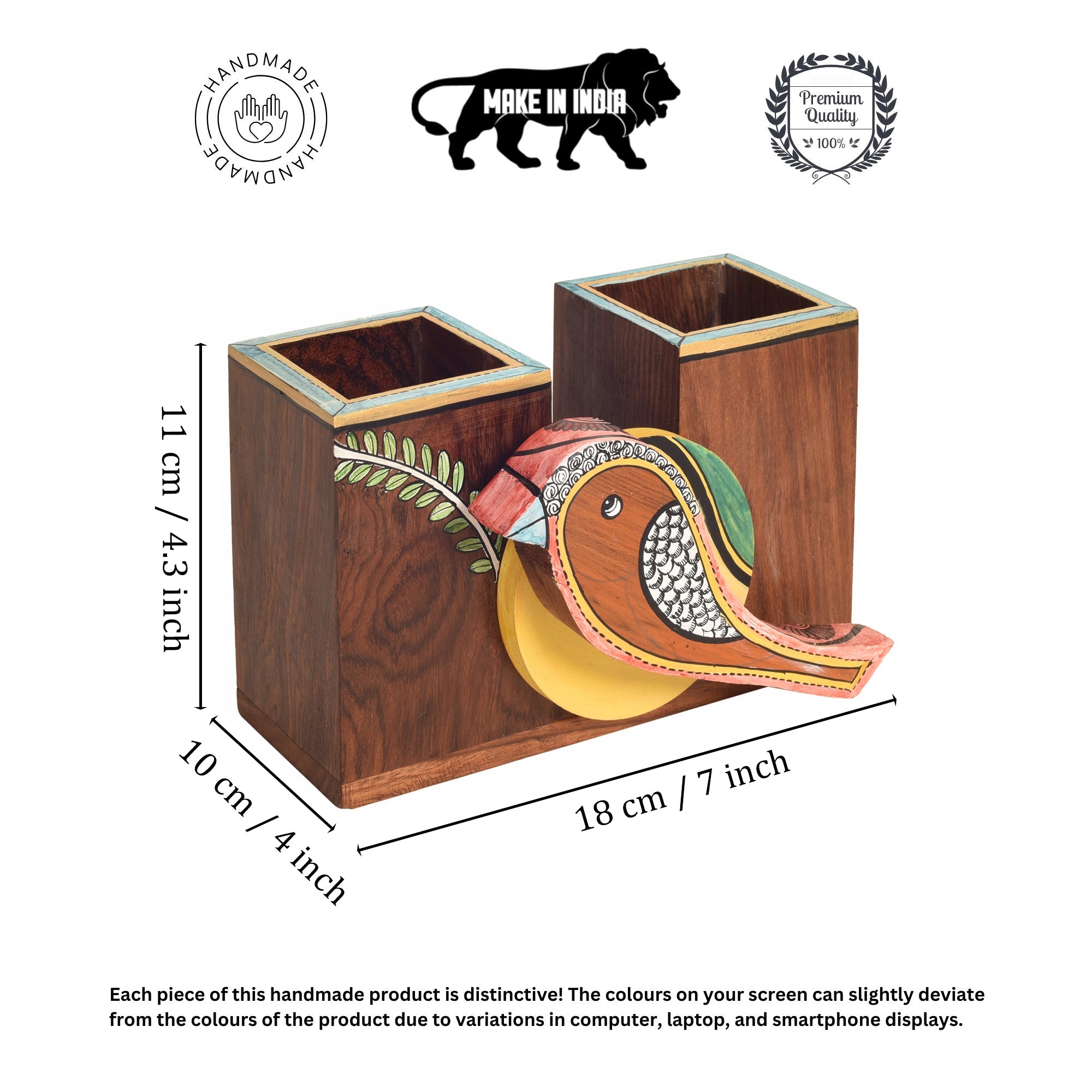 Pihu Cutlery Holder with beautiful Sparrow Motif