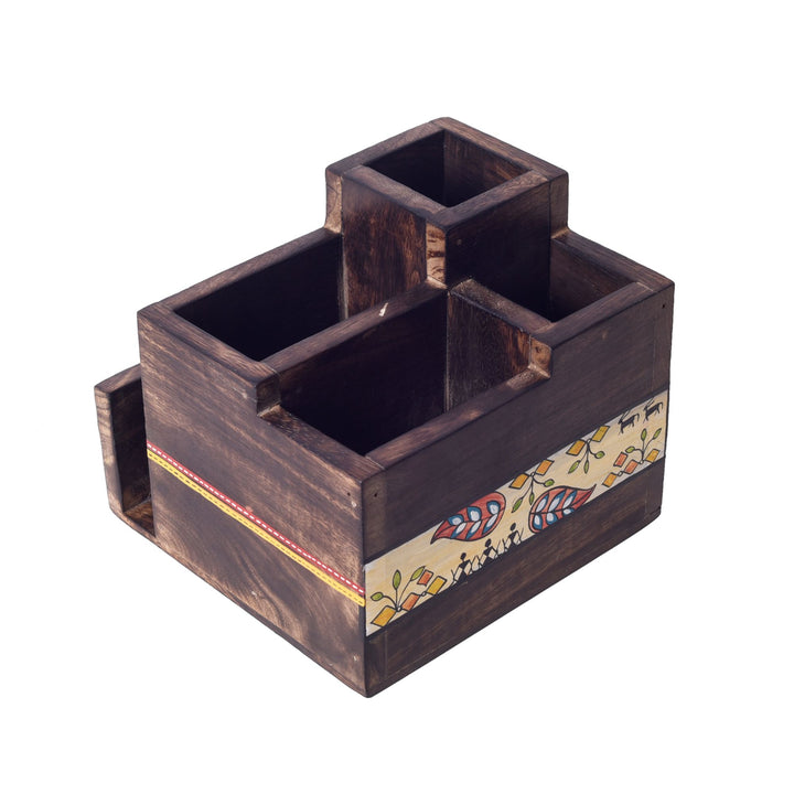 Flowers Of Life Cutlery Holder Box (6x6x5)