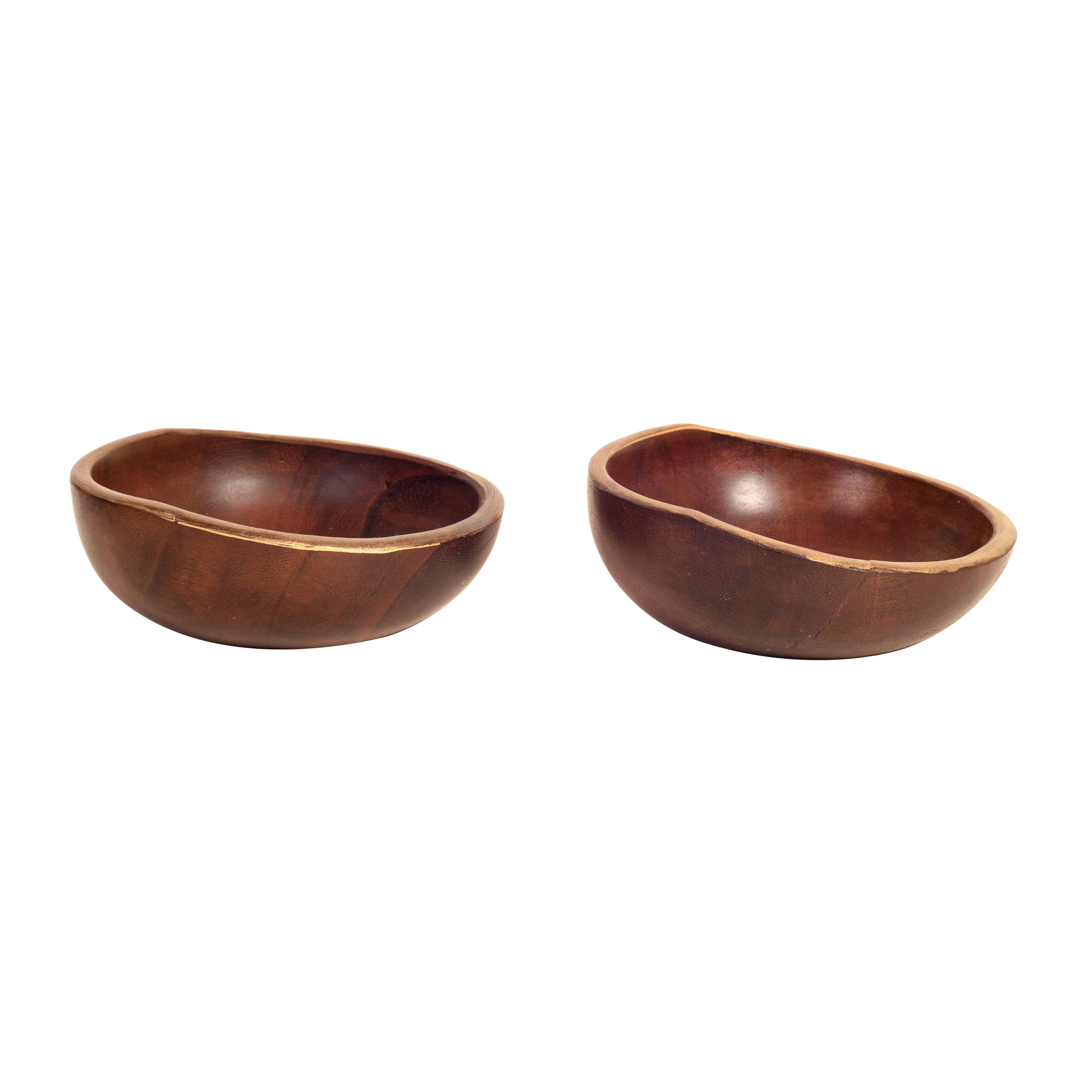 MANSA BOWLS with designer Paisley Motifs-Wooden-SET OF TWO