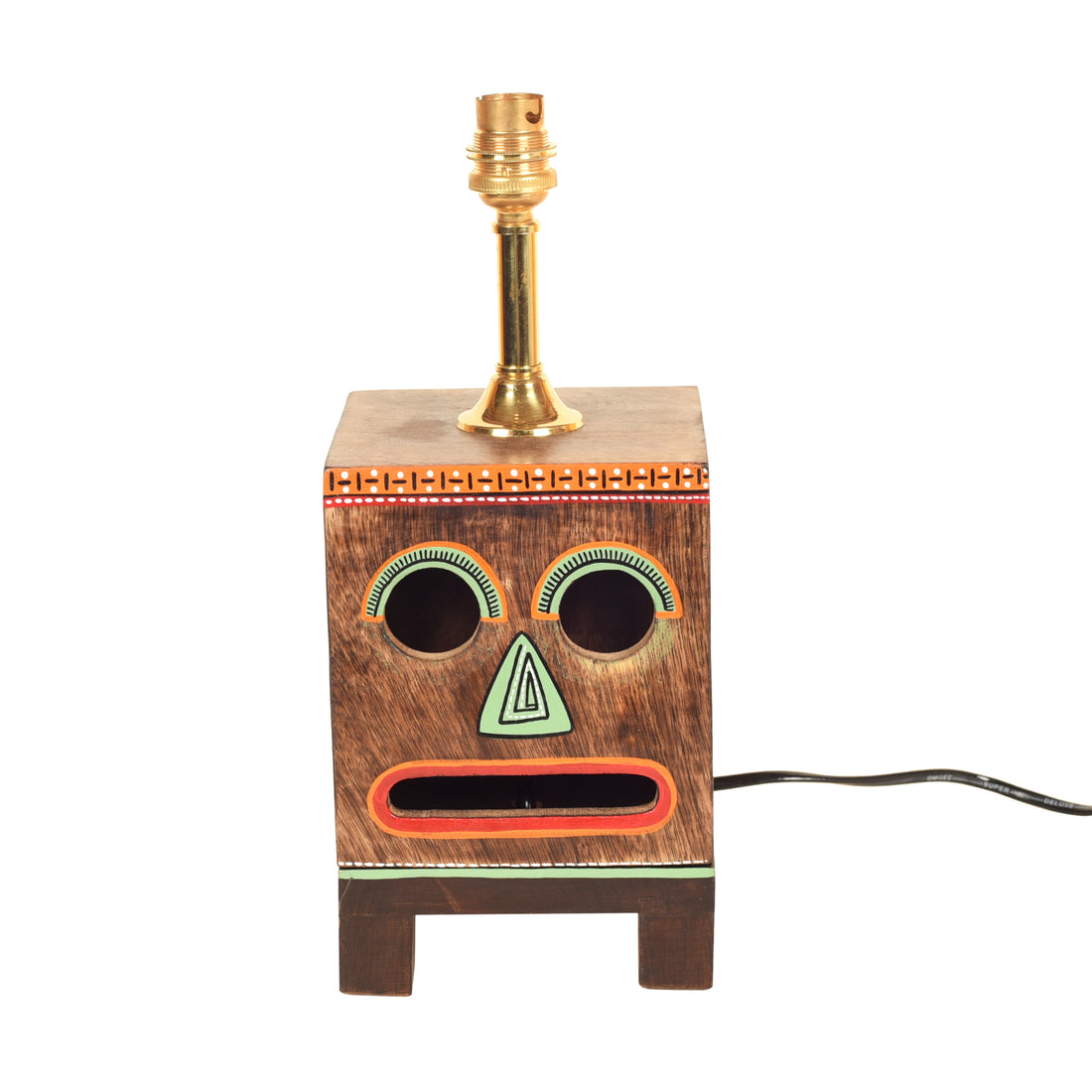 Happy Sammy Table Lamp W/Jute Shade (5x5x17)