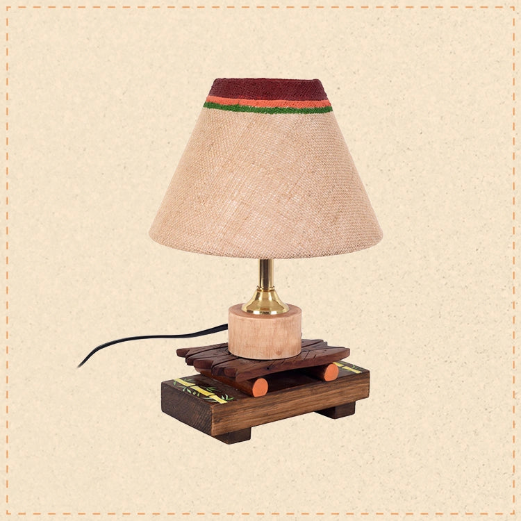 Something's fishy table lamp with shade (8x8x12)