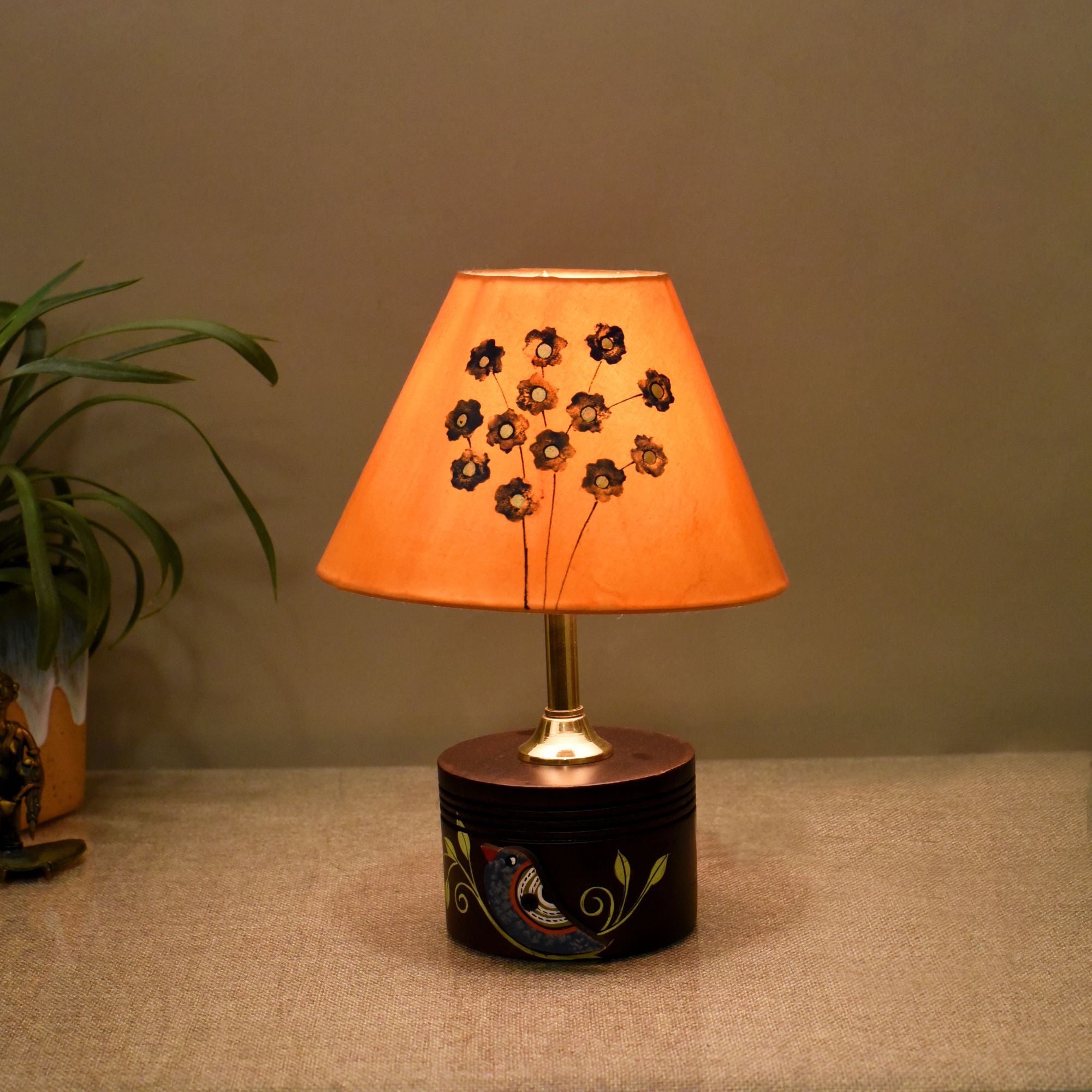 Birdsong Wooden Table Lamp