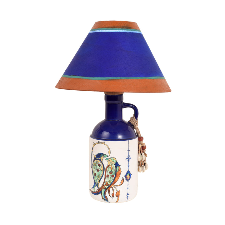 Coastal Charm Ceramic Lamp & Shade