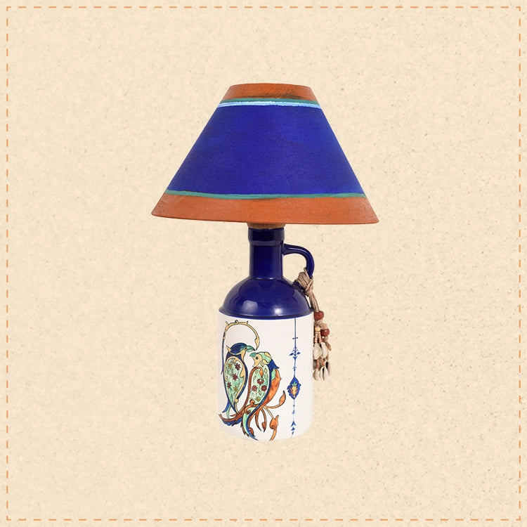 Coastal Charm Ceramic Lamp & Shade