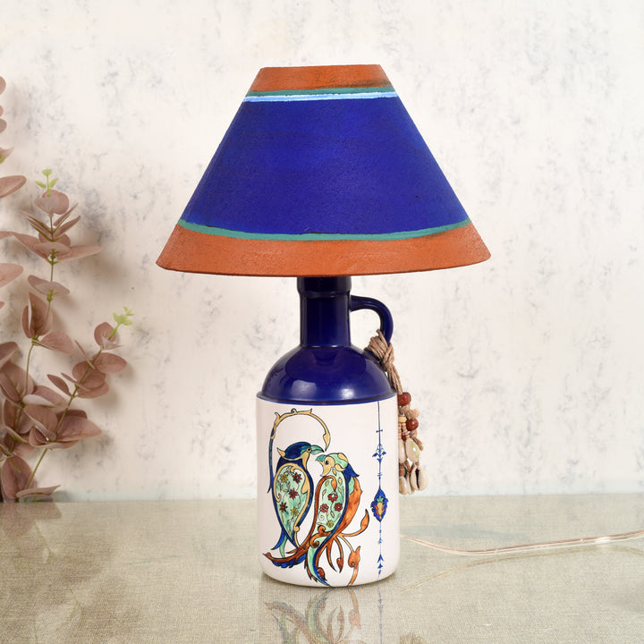 Coastal Charm Ceramic Lamp & Shade