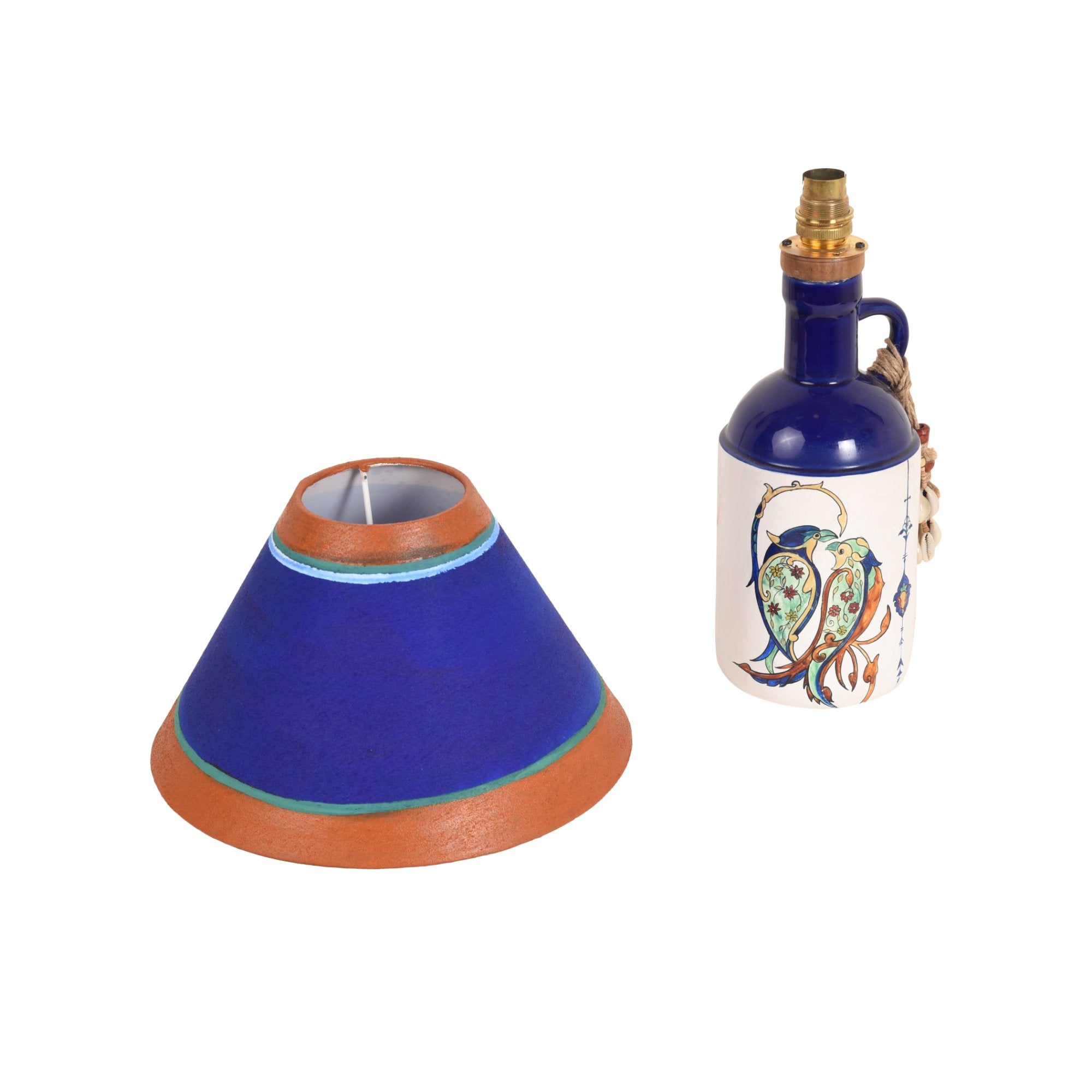 Coastal Charm Ceramic Lamp & Shade