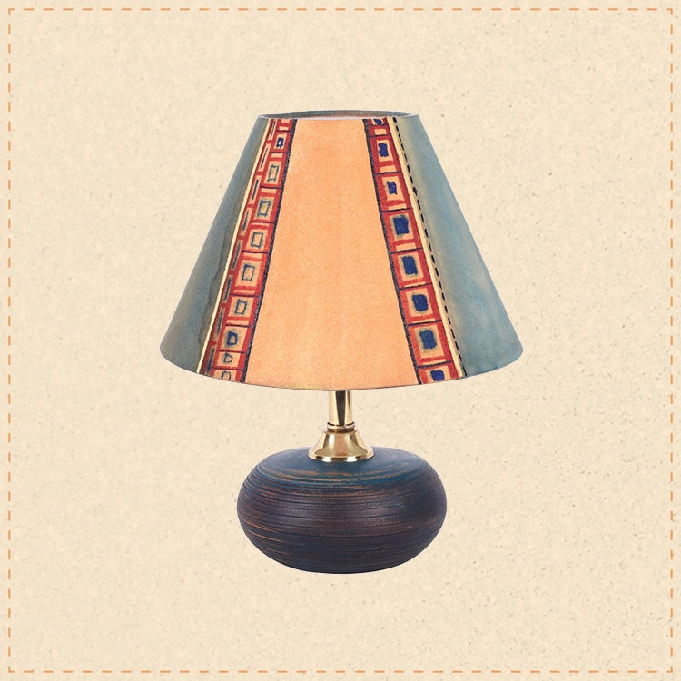 Midnight Glow Terracotta Table Lampshade (8x8x10)