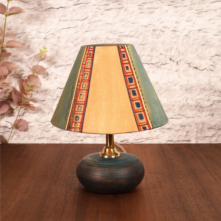 Midnight Glow Terracotta Table Lampshade (8x8x10)