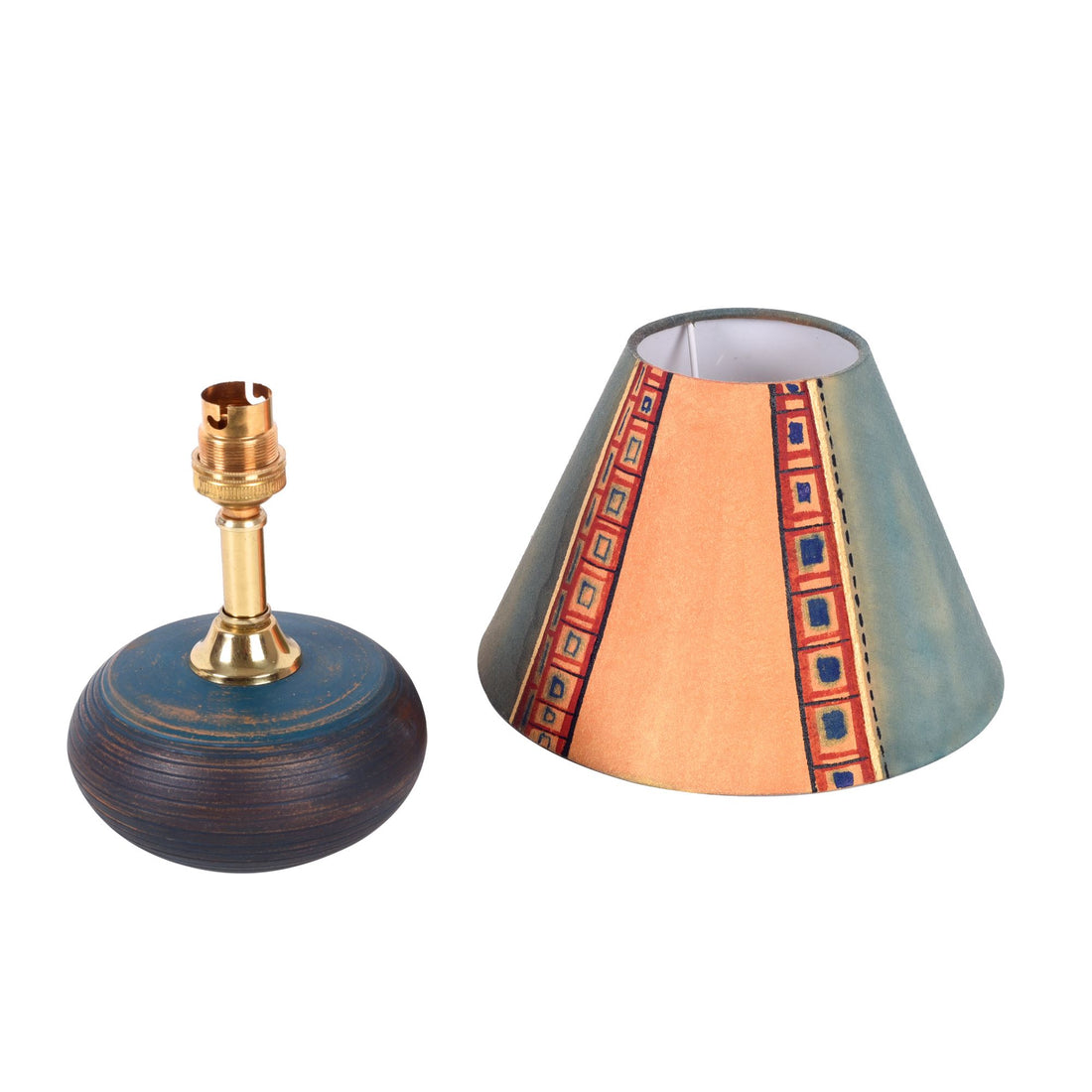 Midnight Glow Terracotta Table Lampshade (8x8x10)