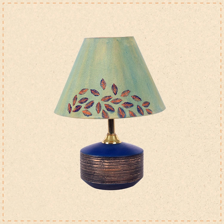 Ocean Mist Terracotta Table Lampshade ( 8x8x12)