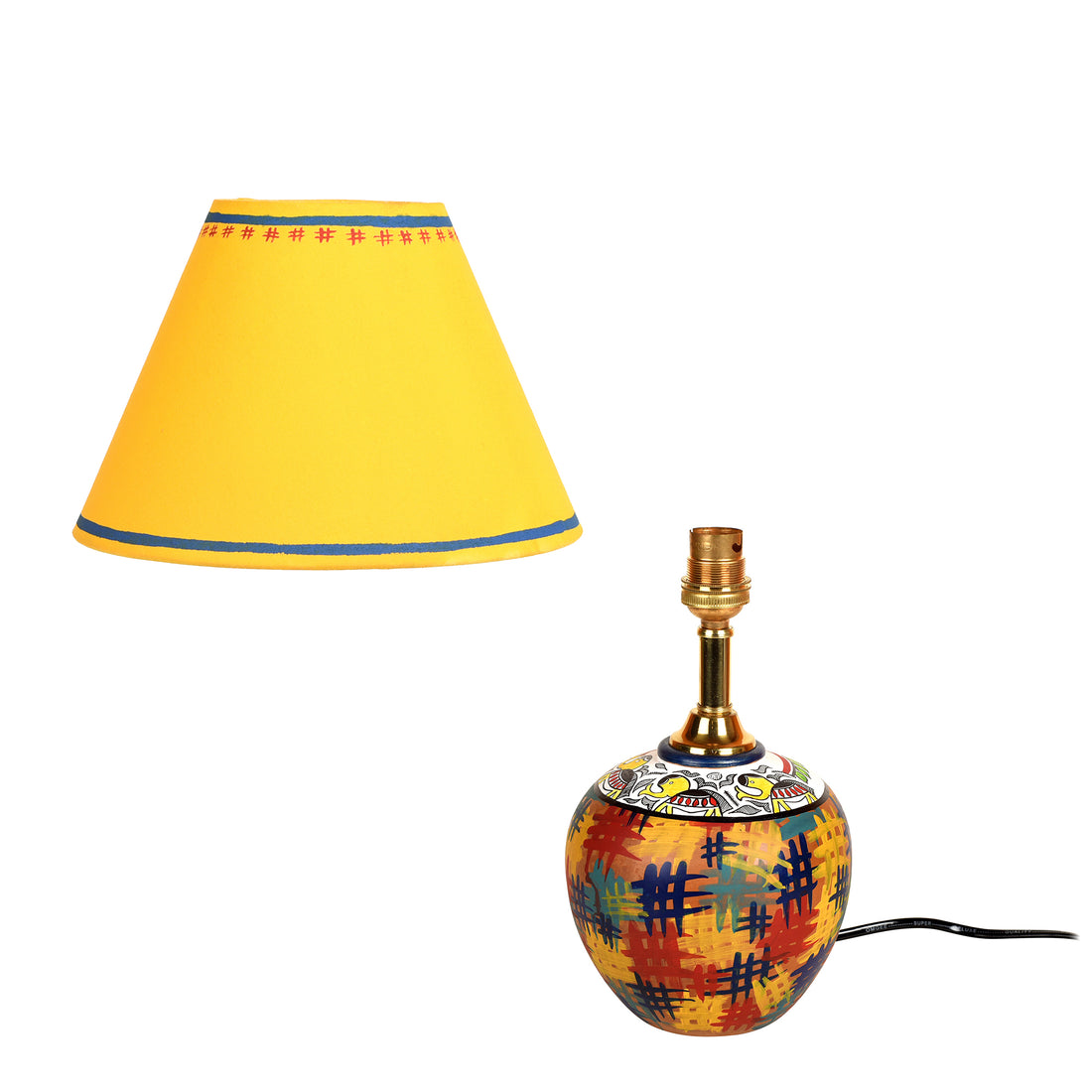 Colour Splash Terracotta Table Lamp (8x12)