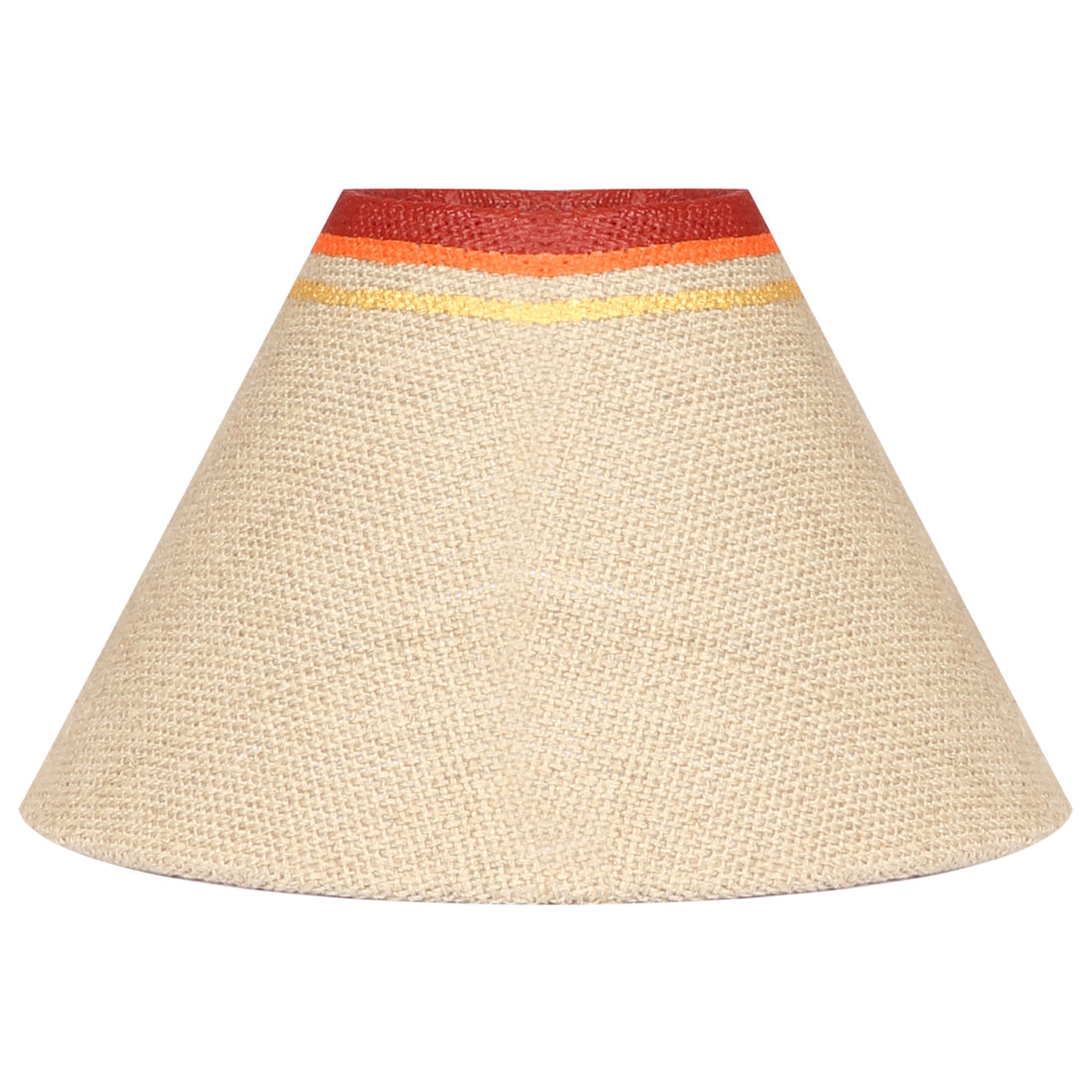 Table Lamp Earthen Handcrafted with Brown Shade (8.1x13)