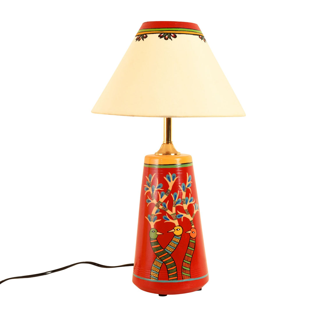 Chirping Birds Pyramid table Lamp