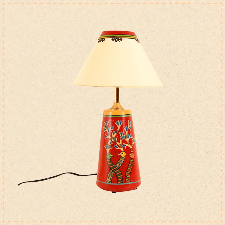 Chirping Birds Pyramid table Lamp