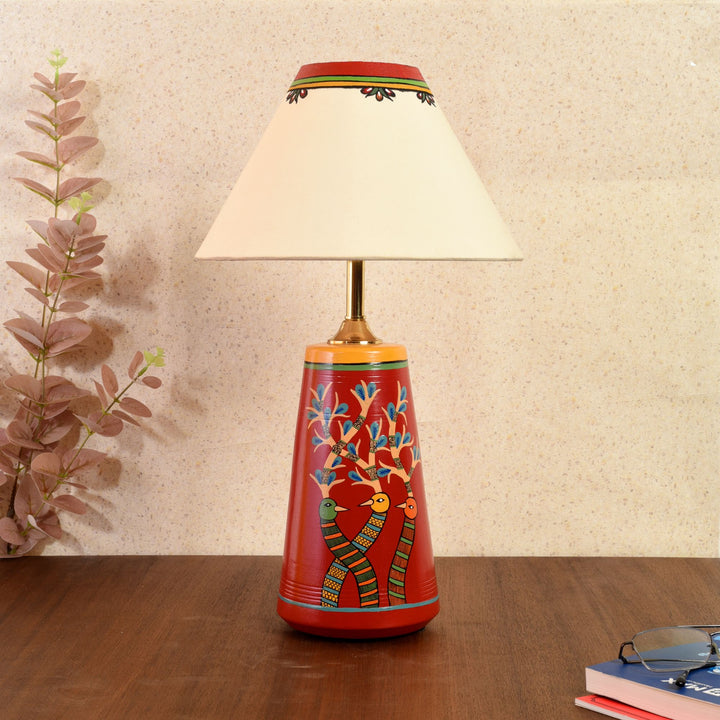 Chirping Birds Pyramid table Lamp