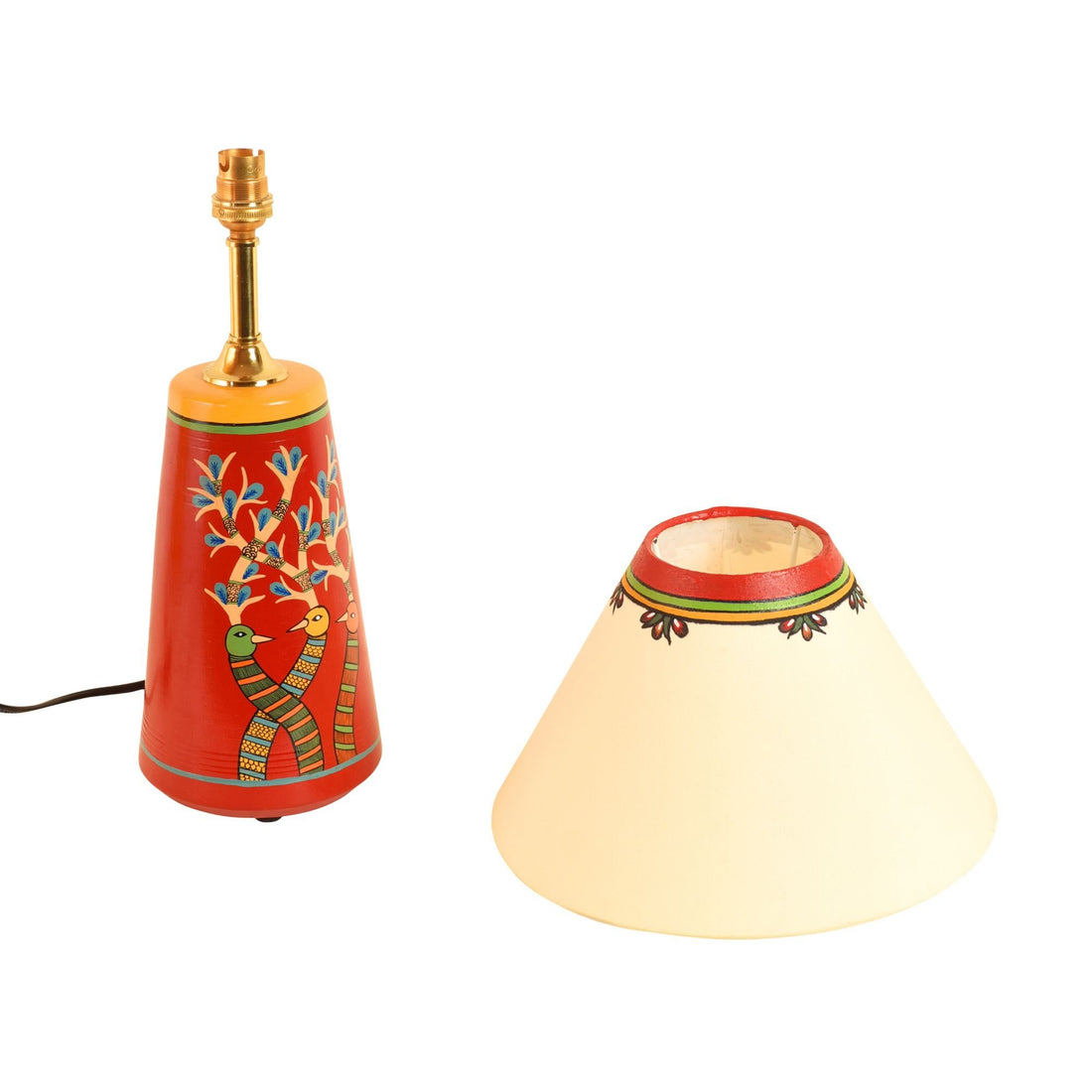 Chirping Birds Pyramid table Lamp