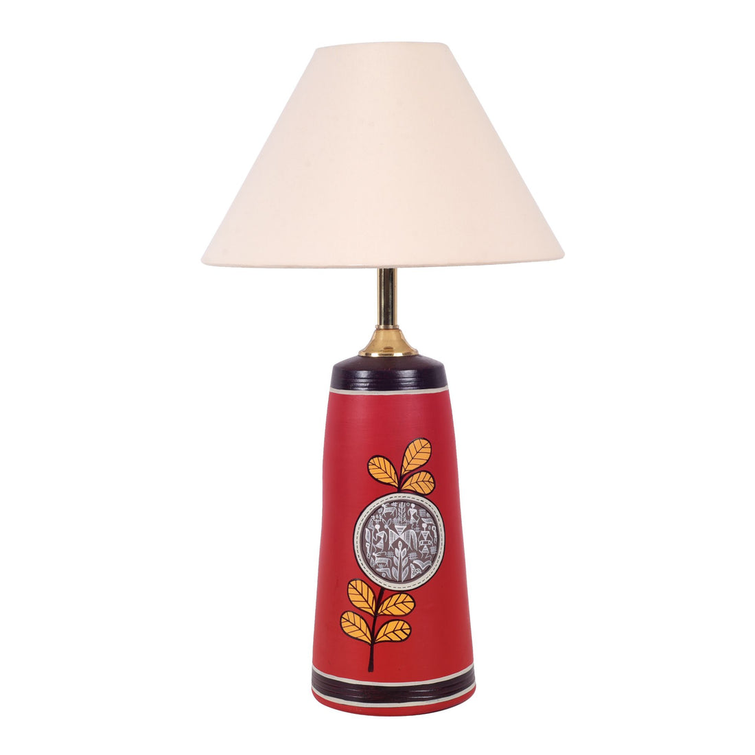 Red Ember Terracotta Table Lampshade (10x10x19)