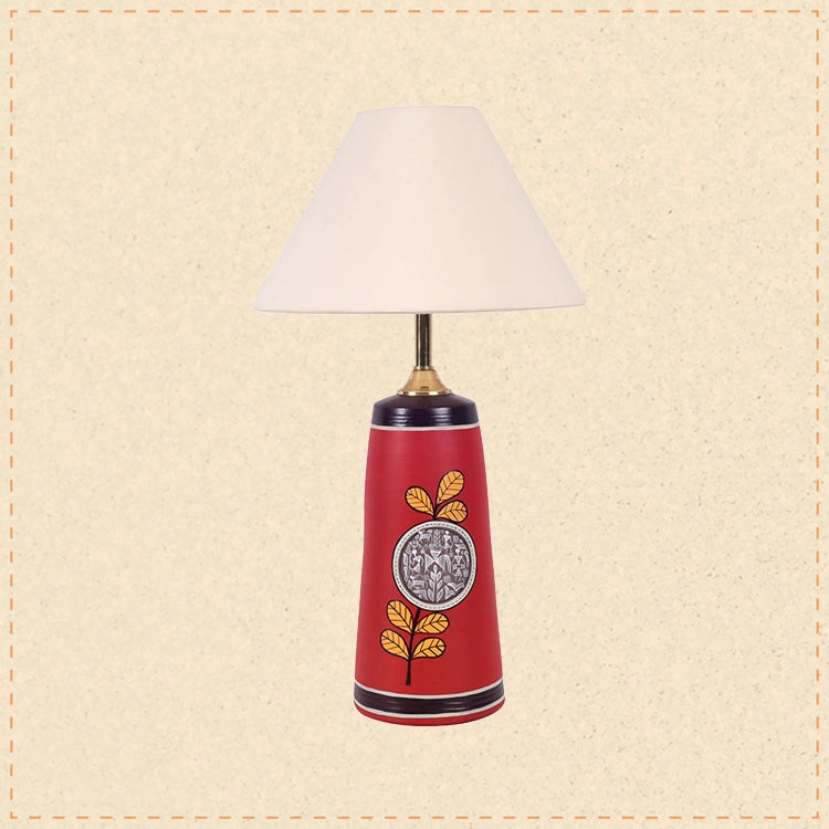 Red Ember Terracotta Table Lampshade (10x10x19)