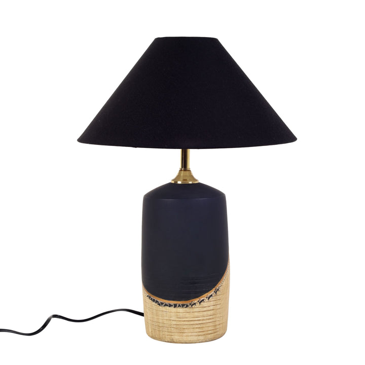 Midnight's secret table lamp with shade (13x13x18)