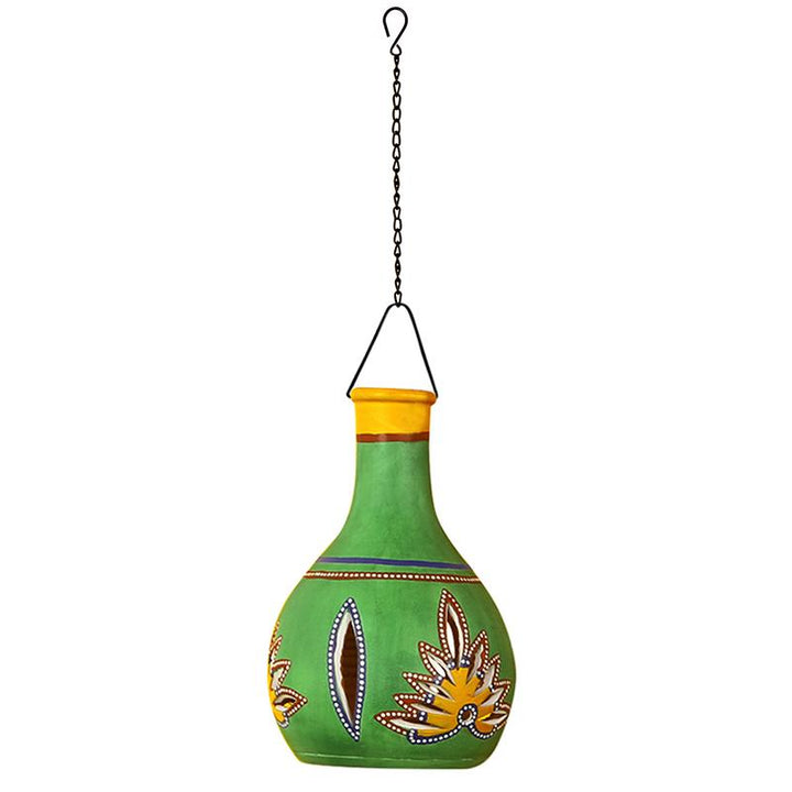 Ruso-D Terracotta Pendant Lamp In Emerald Green