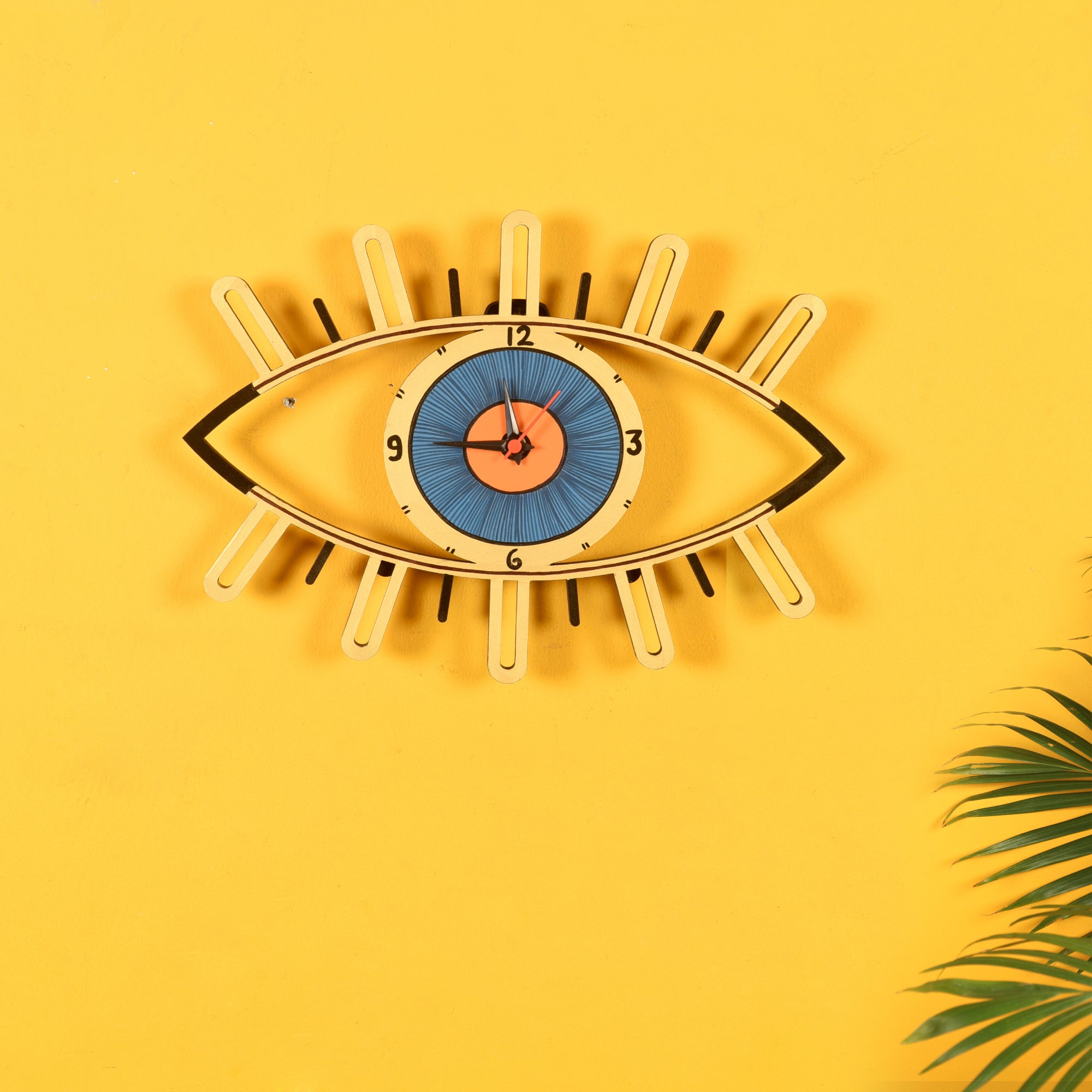 Serene Eyes Wall Clock