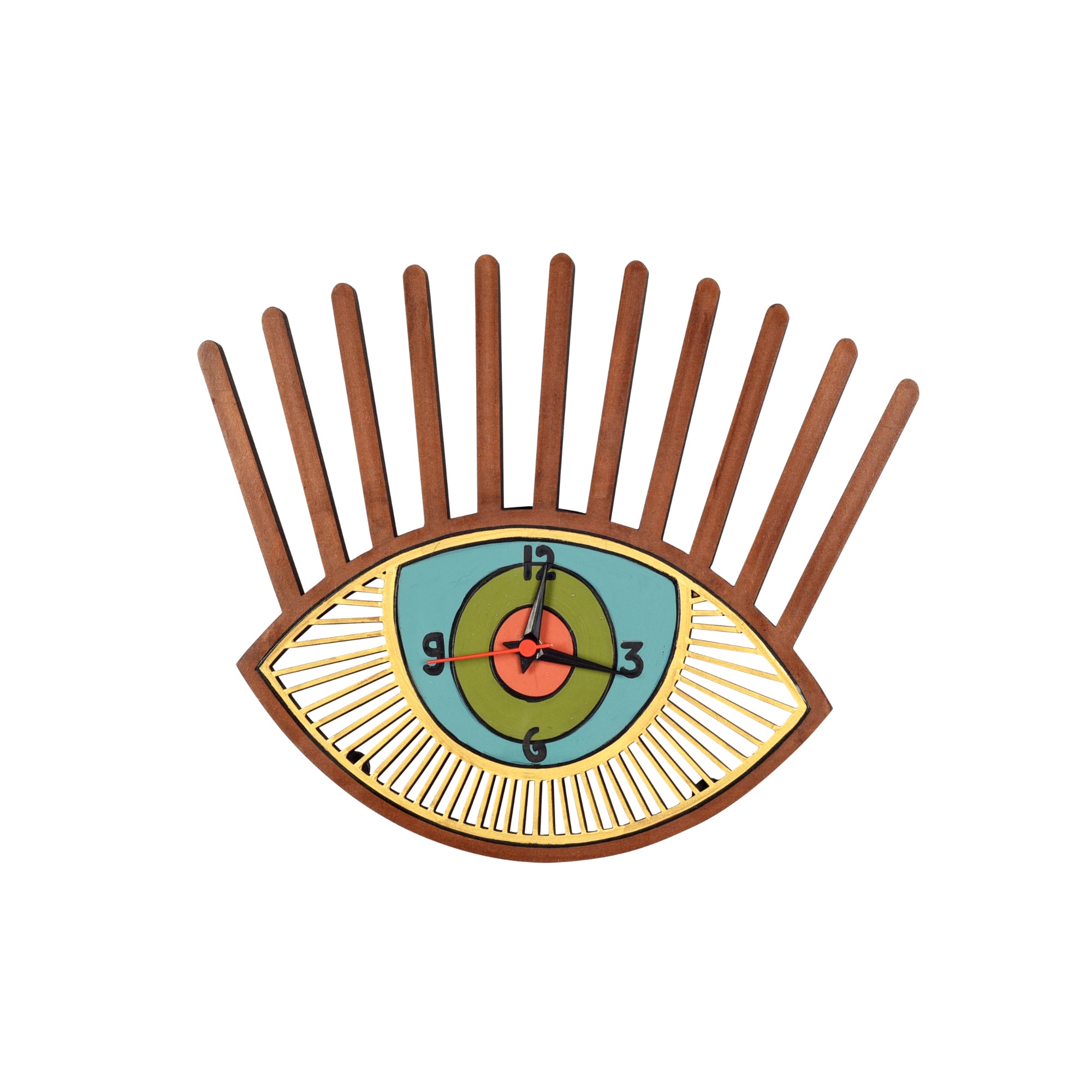 Tranquil Eyes Wall Clock