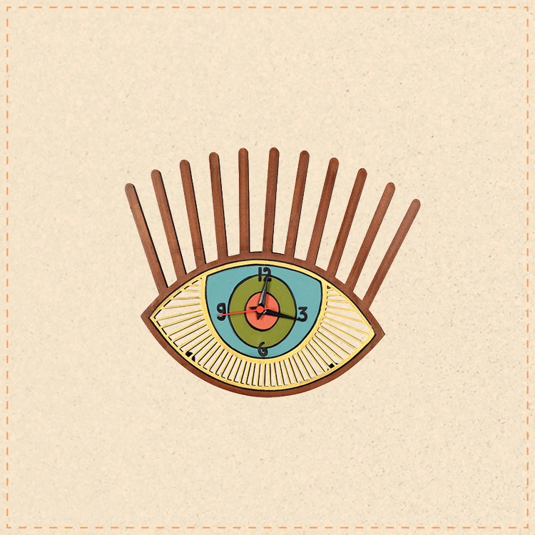 Tranquil Eyes Wall Clock