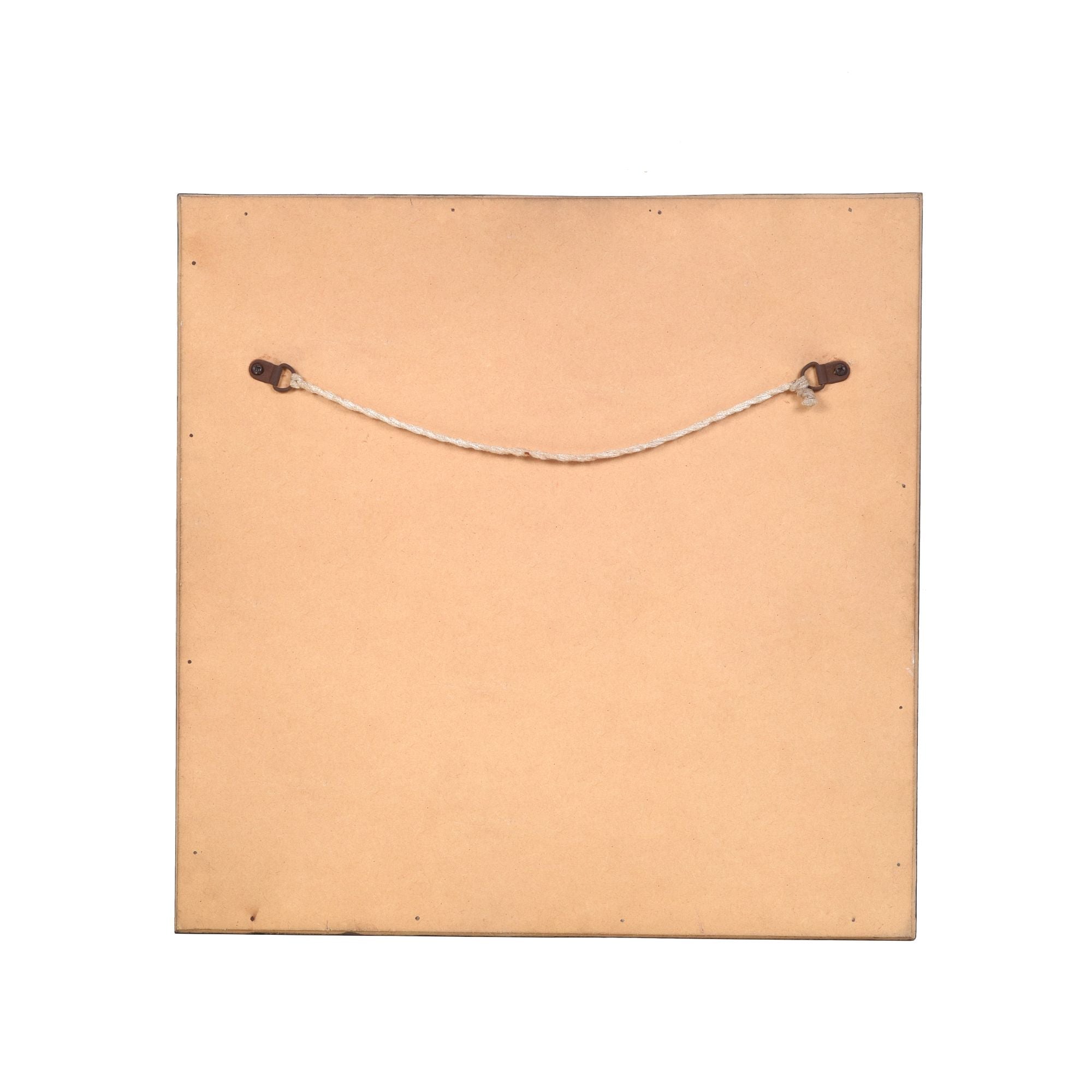 Warli Whispers Wooden Mirror