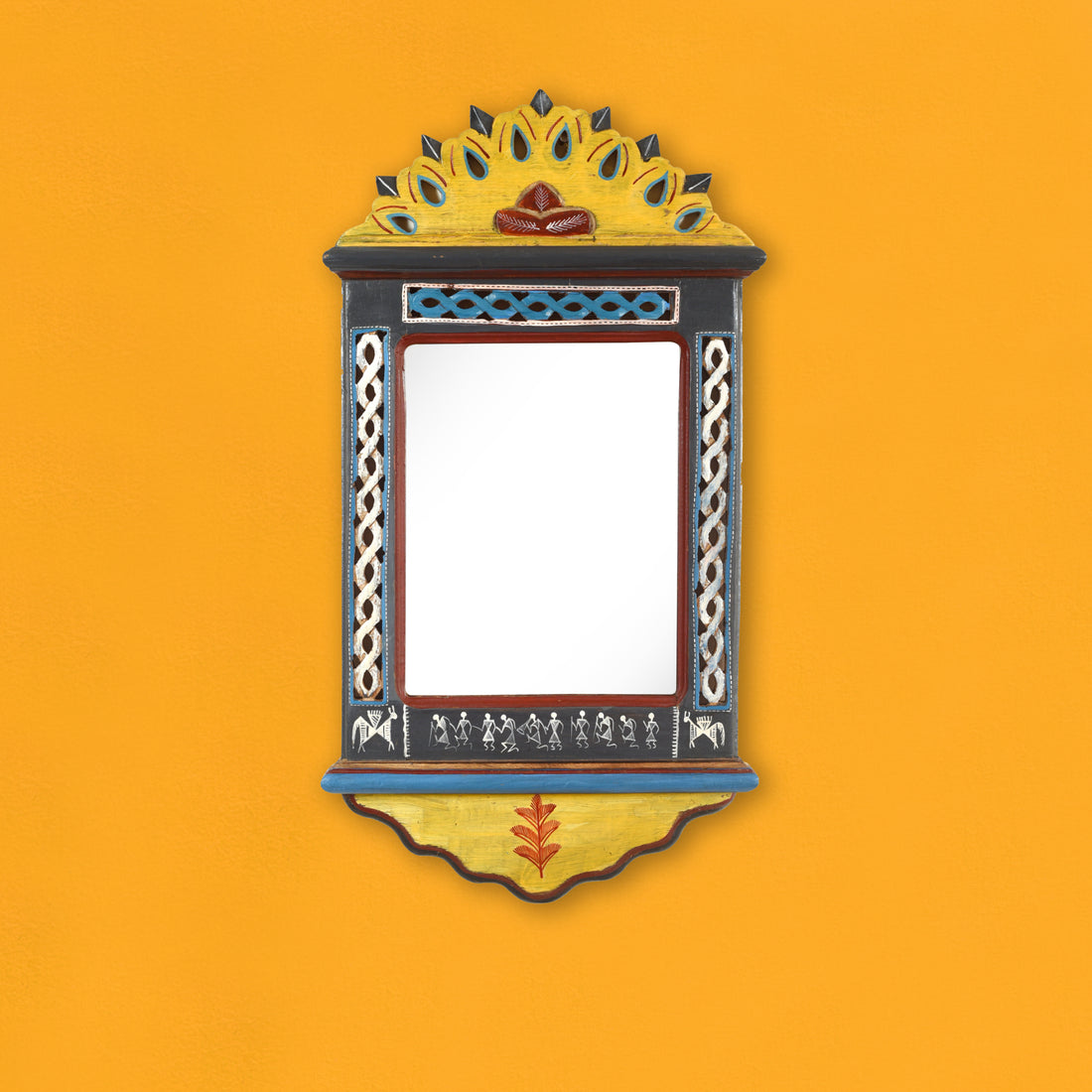 Handcrafted Jharokha Mirror Large (12x22")