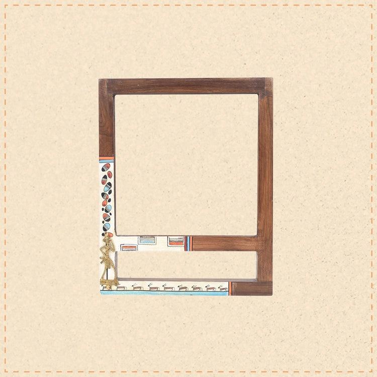 Reflective Spendor Teakwood Mirror