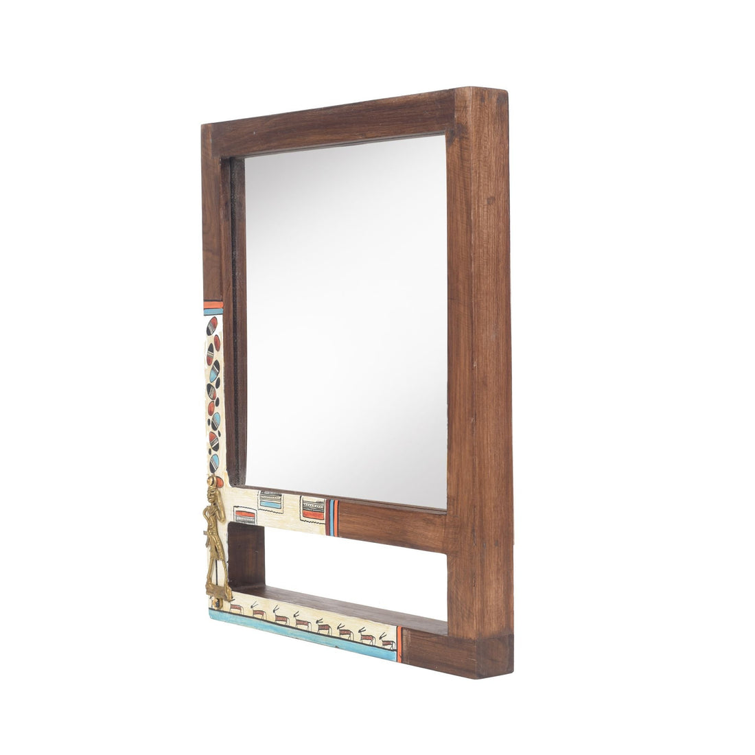 Reflective Spendor Teakwood Mirror