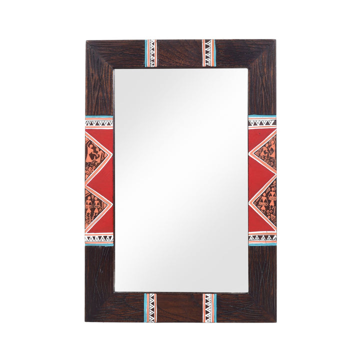 Artistic Reflections Wooden Mirror