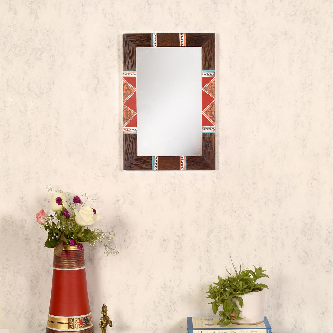 Artistic Reflections Wooden Mirror