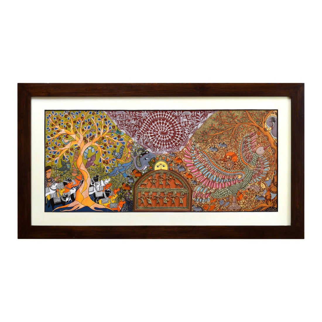 Handpainted Fusions - Madhubani & Dhokra Painting