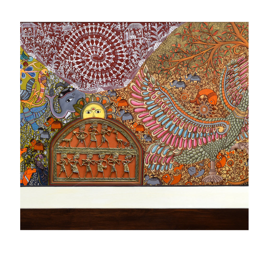 Handpainted Fusions - Madhubani & Dhokra Painting